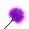 Kink - Plumes Tickle Violes Utilisées Pour Le Kit Bondage 27 Cm